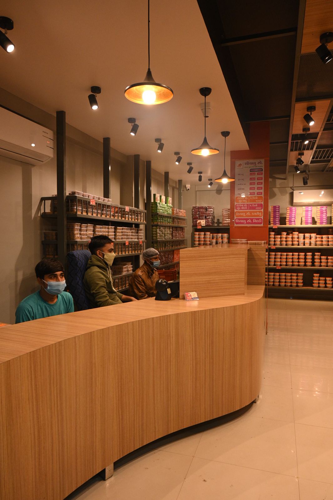 Inside Jayantilal Chikkiwala Store
