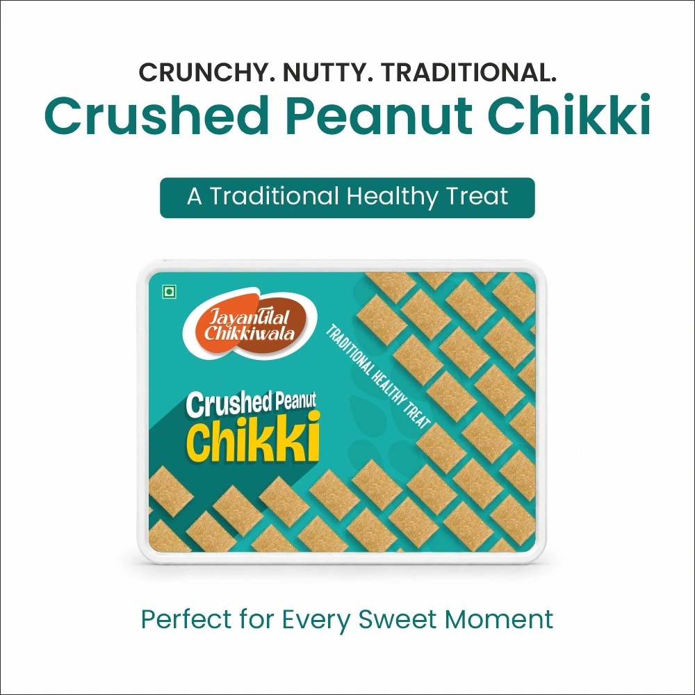 Crushed Peanut Chikki – 500g